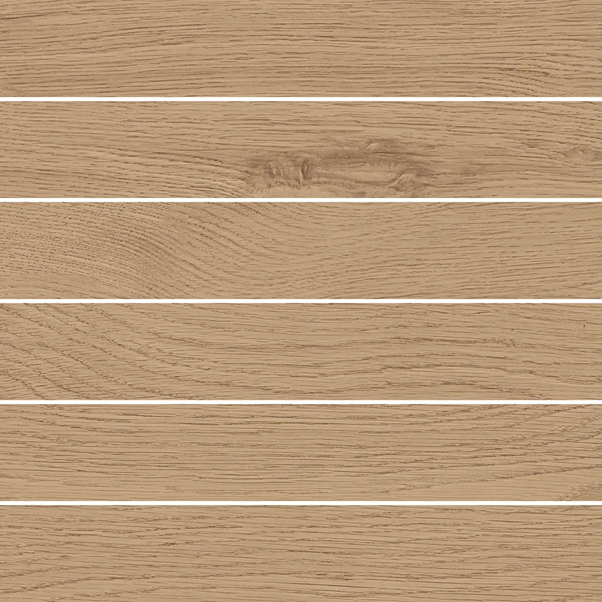 Recer Legacy Oak Nut mosaico gres 30x30 effetto legno