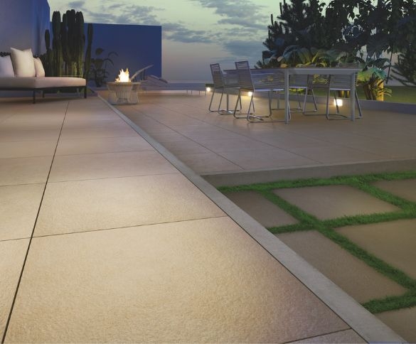 Casalgrande Padana Kerblock gres effetto pietra outdoor