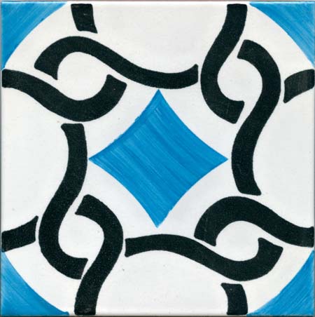 Ceramica Pinto Classico Vietri VP13378 piastrella maiolica a mano