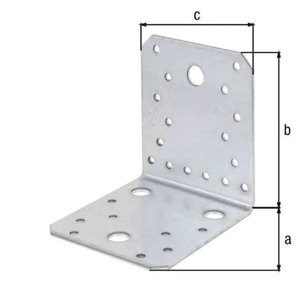 GAH Alberts angolare giunzione 105x105x90 mm zincato