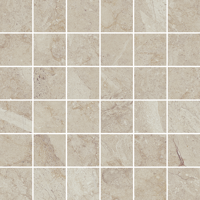 Recer Brezia Warm Grey mosaico 30x30 naturale