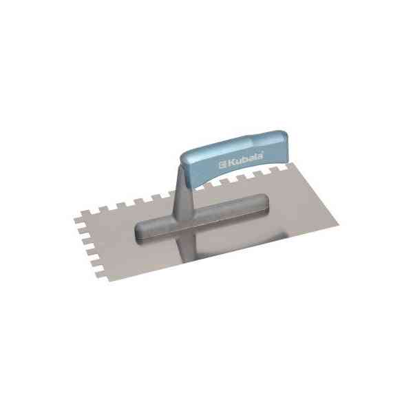 Kubala frattazzo dentato inox 270x130 mm 6x6