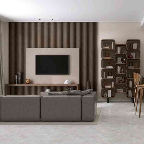 Dom in vrt Oreh 270x60 pannello acustico noce parete