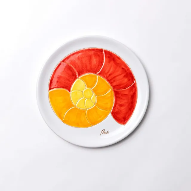 Cerasarda Conchiglie 1 piatto segnaposto 30 cm ceramica