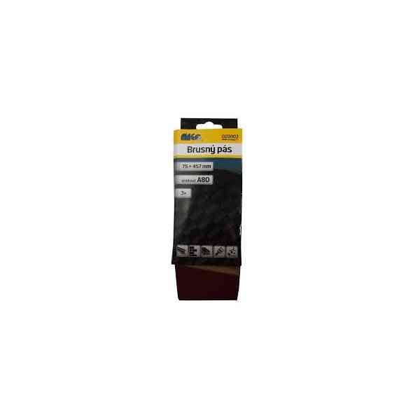 Magg A80 nastro abrasivo 75x457 mm grana 80 3 pezzi