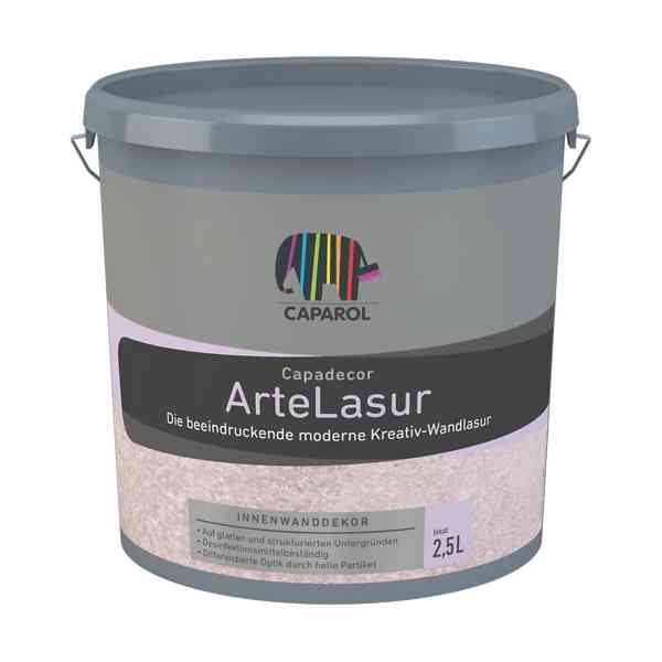 Caparol Arte-Lasur velatura decorativa bianca 2,5 l