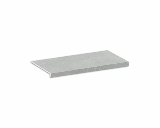 Roca Tiles Gradino Gris in gres effetto pietra vulcanica