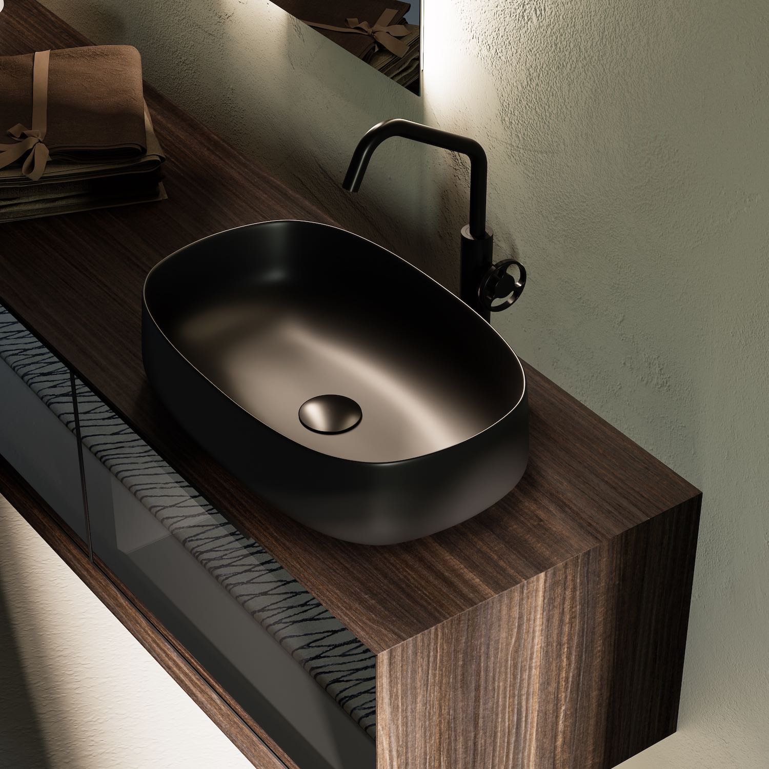 Viva Made Sistema Modula Comp.1 Mobile Bagno componibile sospeso