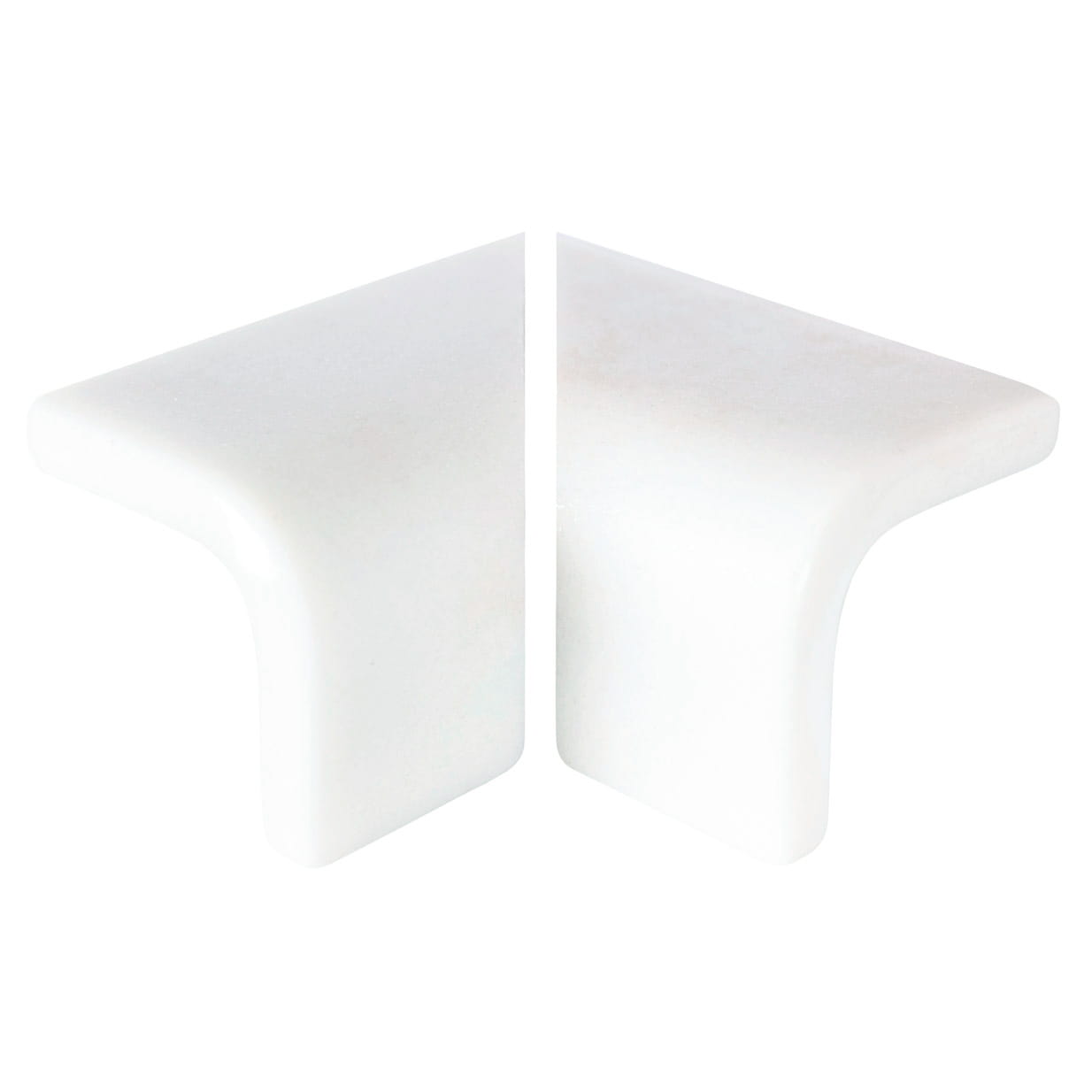 SQ Mosaic Special Finishes AB3 Fluor White-A profilo bianco
