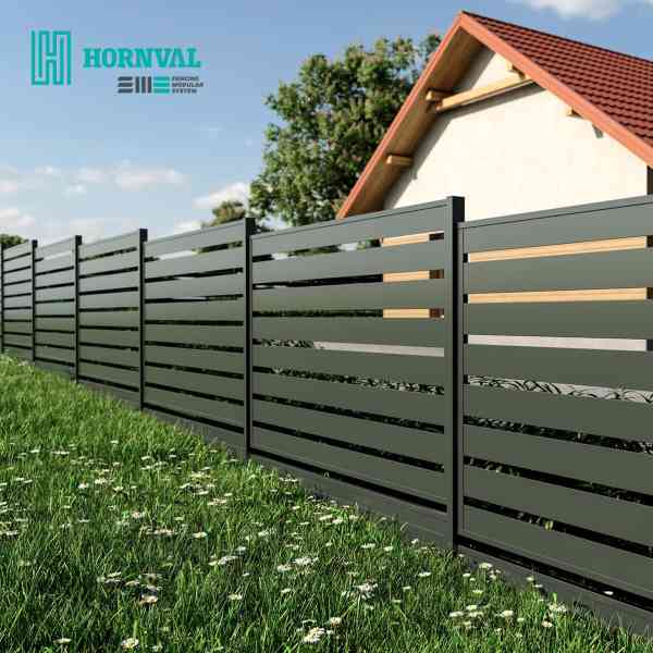 Hornval pannello recinzione antracite 200x120 cm RAL 7016