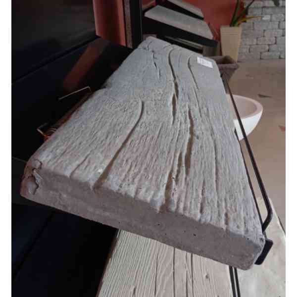 Art Beton Timber Piastra Esterno 90x25x4 Marrone Legno