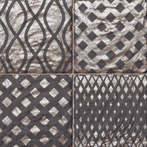 Cerasarda Le Ossidiane Mix Bronzo piastrella ceramica