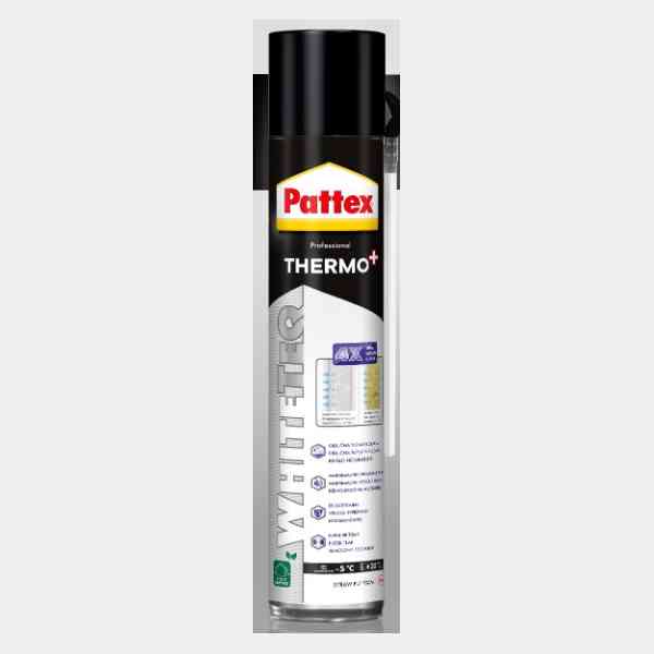 Pattex WhiteTeq Termo+ schiuma PU 650 ml con cannula