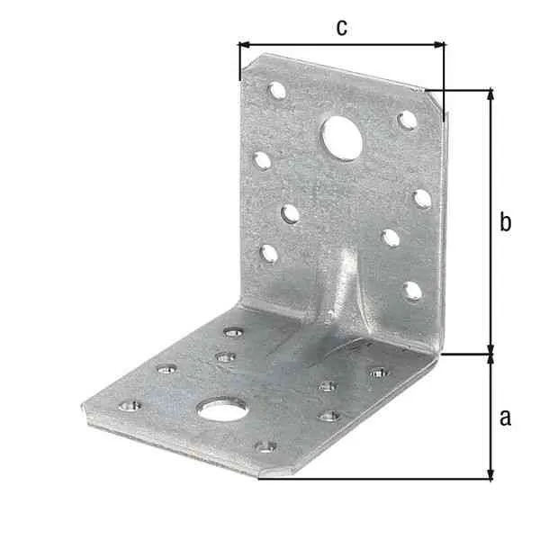 GAH Alberts angolare rinforzato 70x70x55 mm zincato