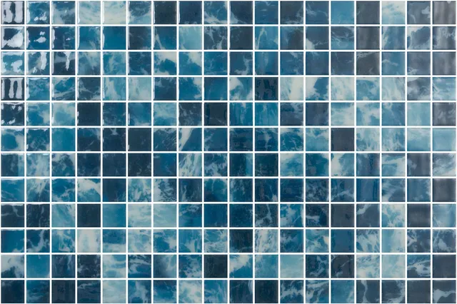 SQ Mosaic Identity Siroko Mosaico Blu 25x25 Onda