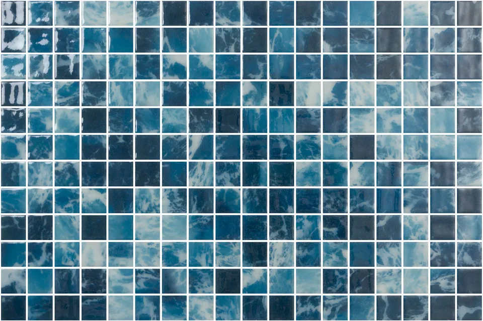 SQ Mosaic Identity Siroko Mosaico Blu 25x25 Onda