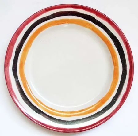 Ceramica Pinto Frutta VP16634 piatto piano tradizionale a mano