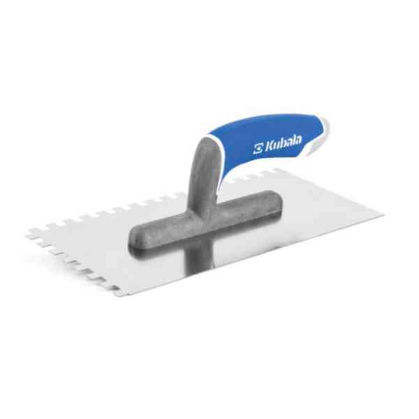 Kubala frattazzo dentato inox 270x130 mm dente 12x12