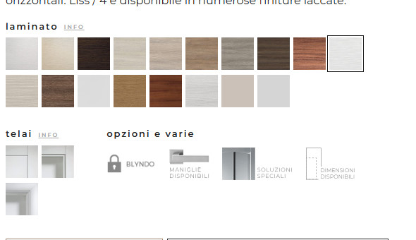 Viva Made Liss/4 porta interna moderna