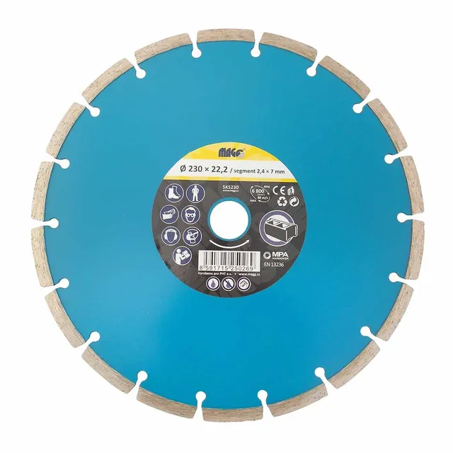 Magg Super disco diamantato 230x22,2 mm segmentato
