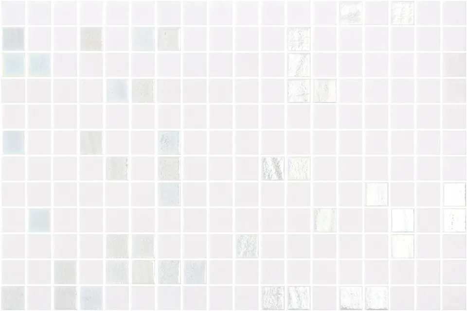 SQ Mosaic Pearl Emperor mosaico verde bianco lucido