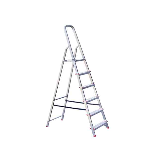 STS scala alluminio 6 gradini 1,95 m autoportante