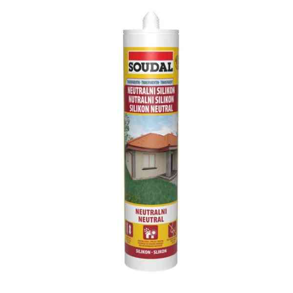 Soudal Silicone Neutro Sigillante 280 ml Trasparente