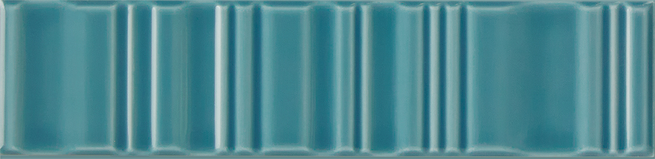 Recer Cromina 3D Glide Teal piastrella 7,5x30 lucida