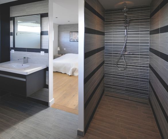 Casalgrande Padana Metalwood gres effetto legno metallizzato