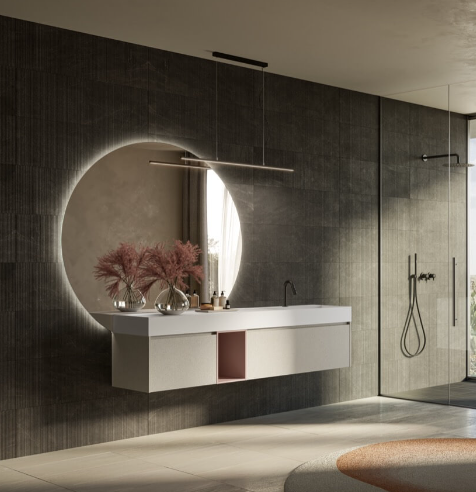 Viva Made Update Comp.33 mobile bagno bianco moderno