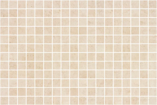 SQ Mosaic Kubu Sand Rock Bone mosaico beige pietra