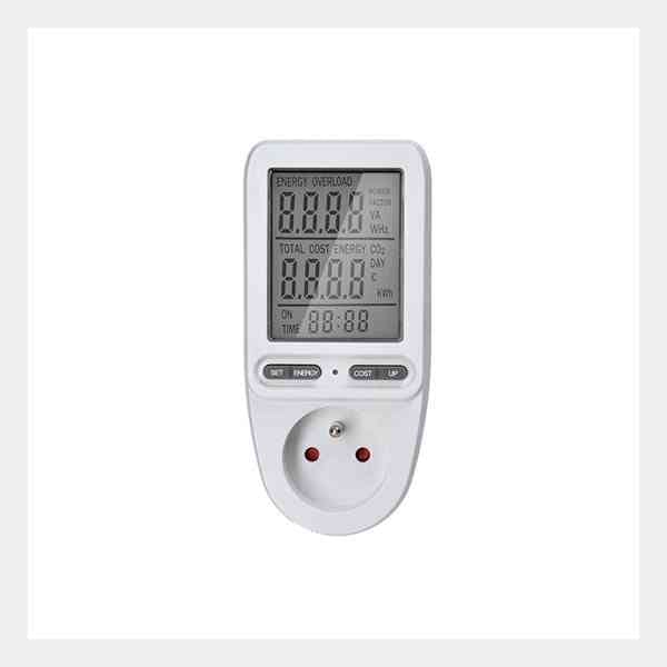 Misuratore consumi elettrici 16A 3680W 230V presa
