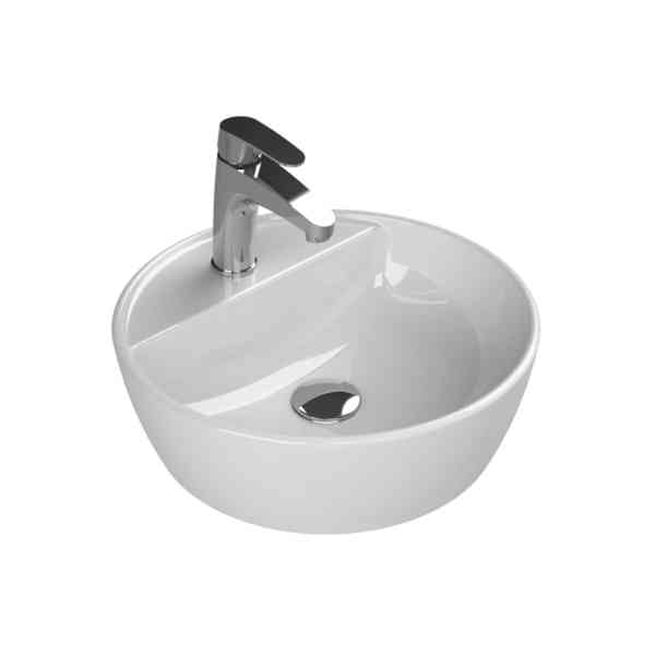 CeraStyle One lavabo soprapiano ceramica 42 cm antracite