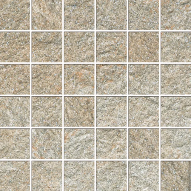 Recer Lithos Brown 30x30 Mosaico 4,5x4,5 Marrone Naturale