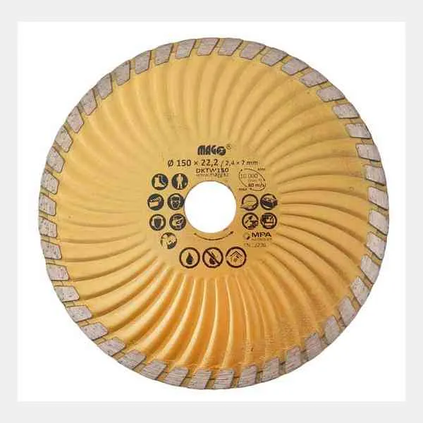 Magg Turbo-W disco diamantato 150 mm da taglio