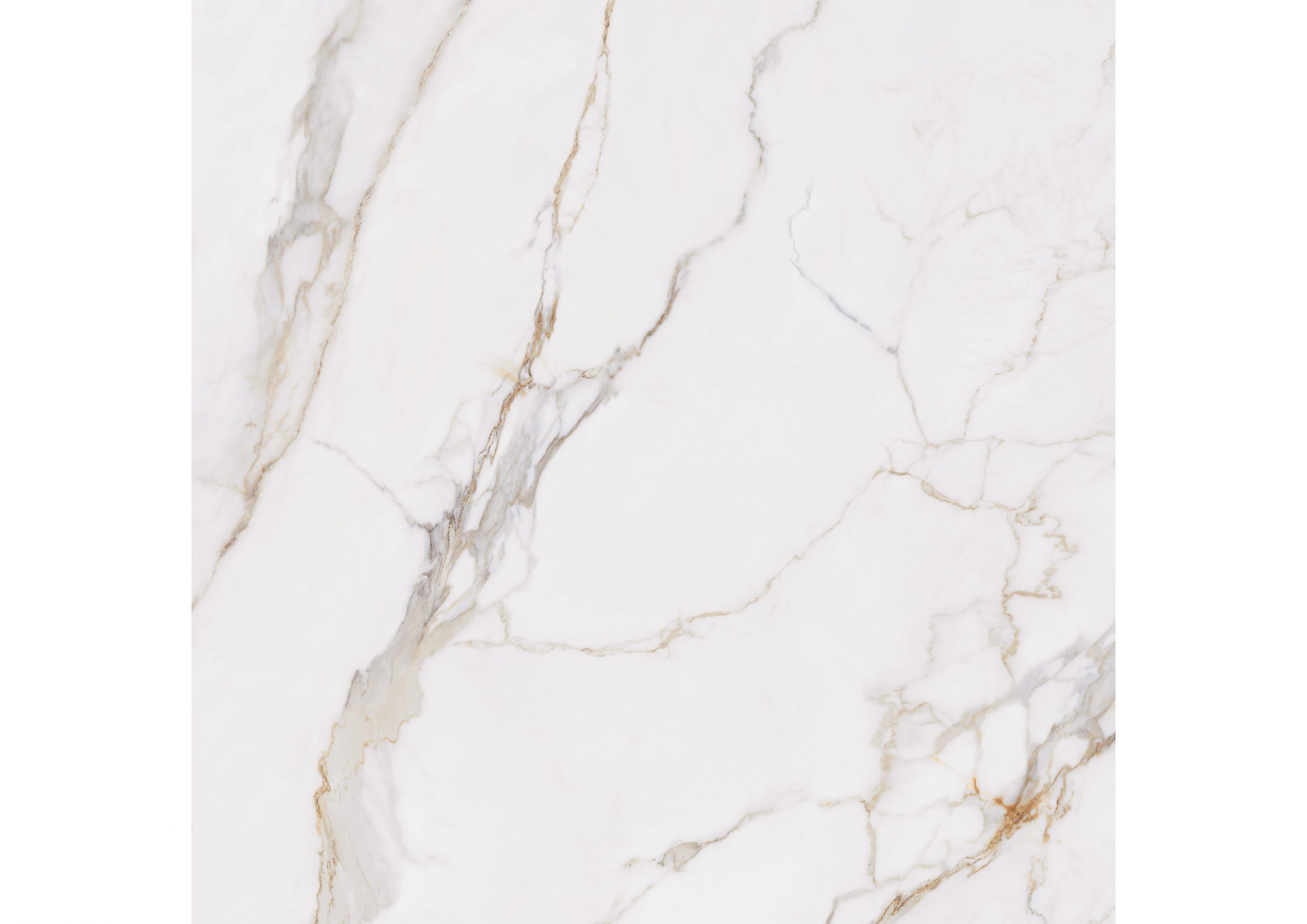 Roca Tiles Marble Calacatta Oro gres marmo bianco