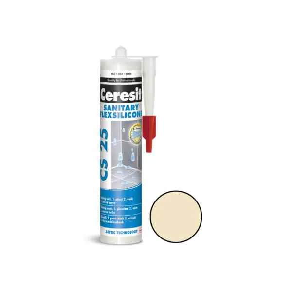 Ceresit CS25 silicone sanitario Melba 300 ml antimuffa