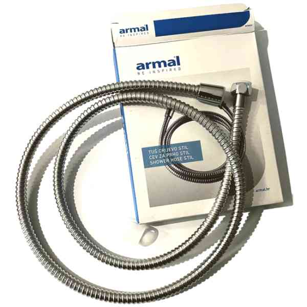 Armal Stil tubo doccia cromo 150 cm flessibile bagno