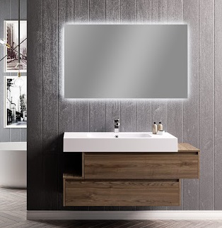 Viva Made Proxima X9 mobile bagno Noce Tabacco