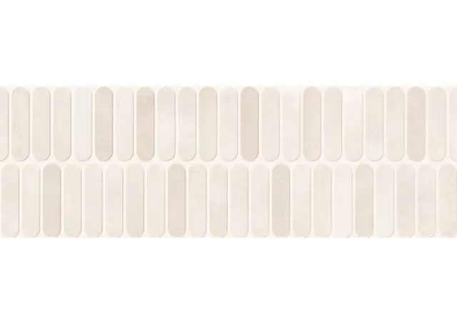 Roca Tiles Beton Suite Beton Oval piastrella avorio effetto cemento