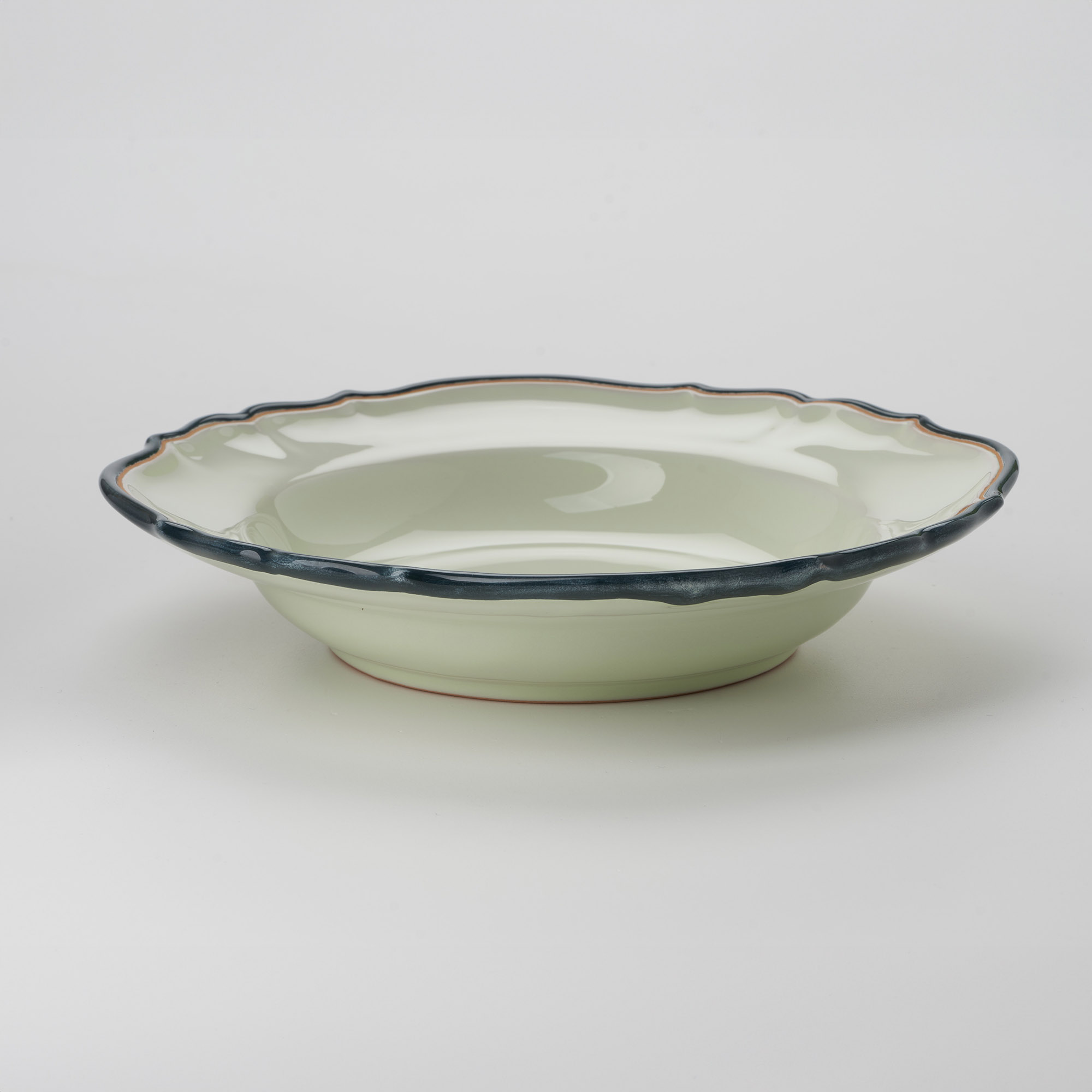 Cerasarda Arte Tavola Monogram fondina Velluto Botanico