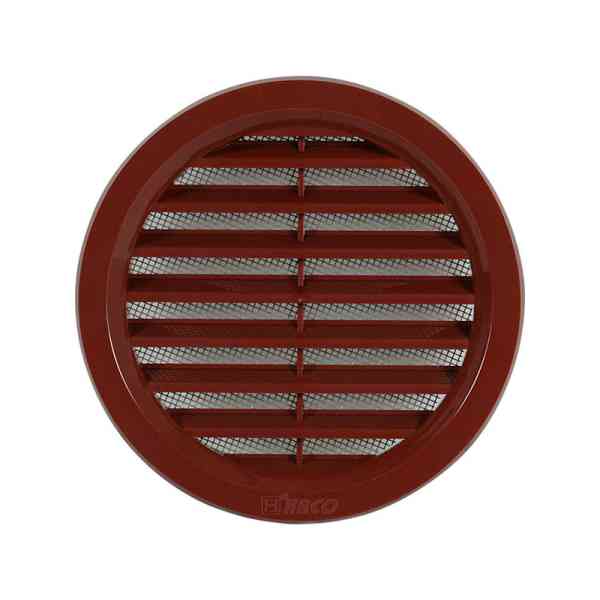 Haco VM 100 H griglia aerazione 100 mm marrone rete