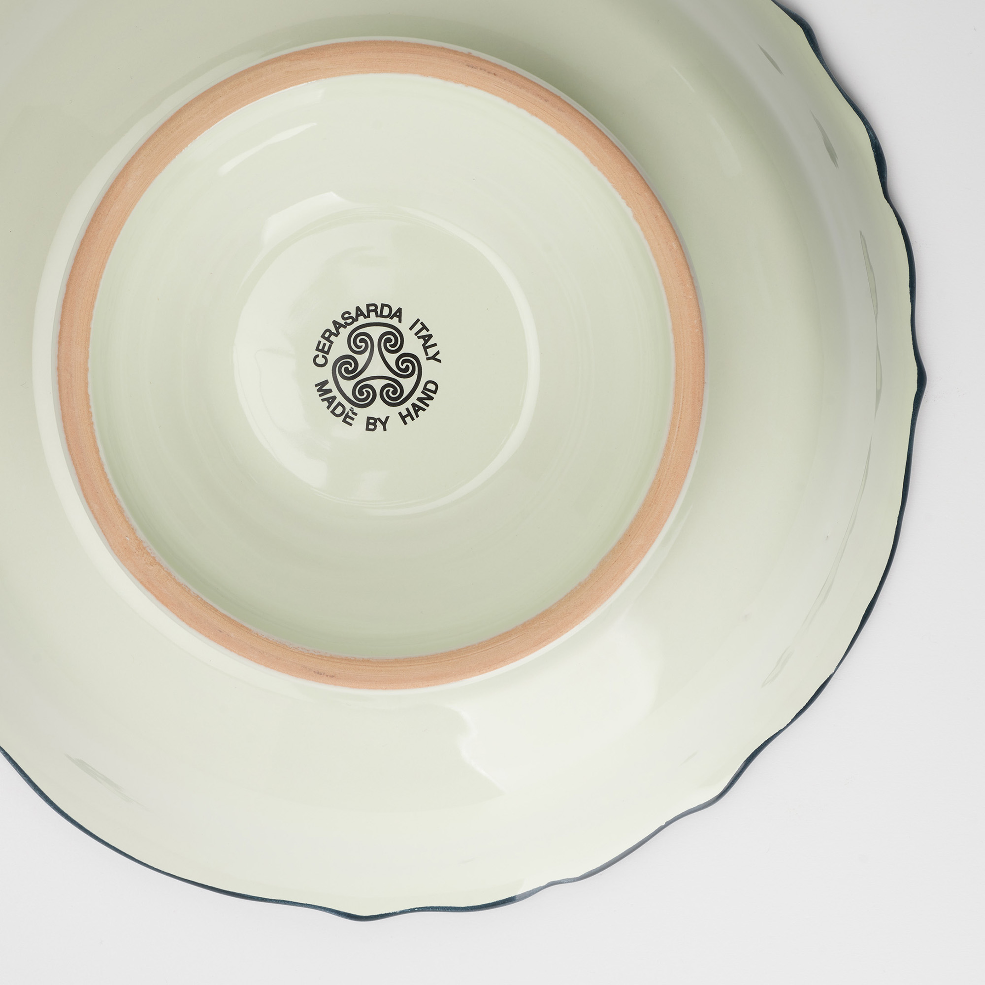 Cerasarda Monogram Fruttiera Velluto Botanico coppa ceramica