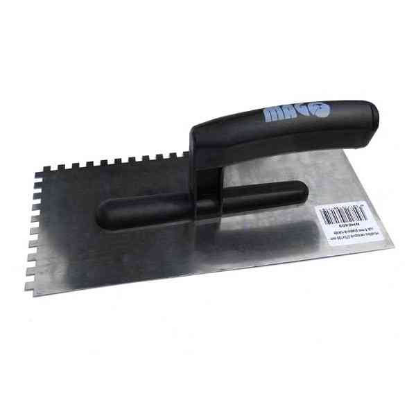 Magg frattazzo dentato inox 270x130 mm dente 4 mm PVC