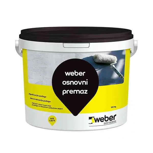 Weber Fondo Primer Bianco Uniformante Intonaco 20 kg Facciata