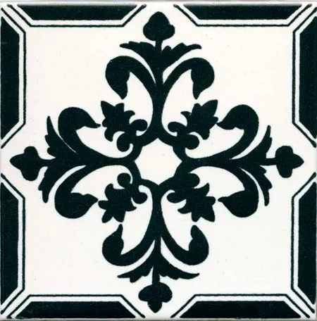 Ceramica Pinto Barocco Vietri VP15068 piastrella maiolica
