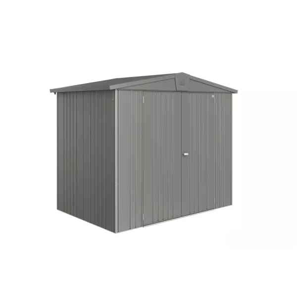 Biohort Europa casetta metallo grigio 244x156x203 cm