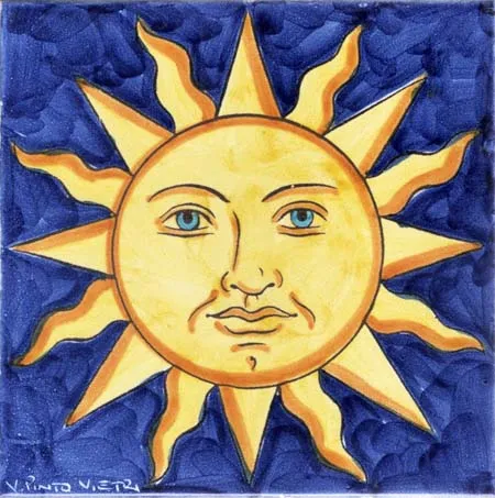 Ceramica Pinto Pennellato VP2138 piastrella maiolica mano