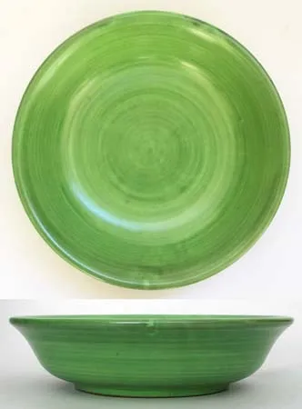 Ceramica Pinto Floreale VP13511 piatto fondo verde pistacchio