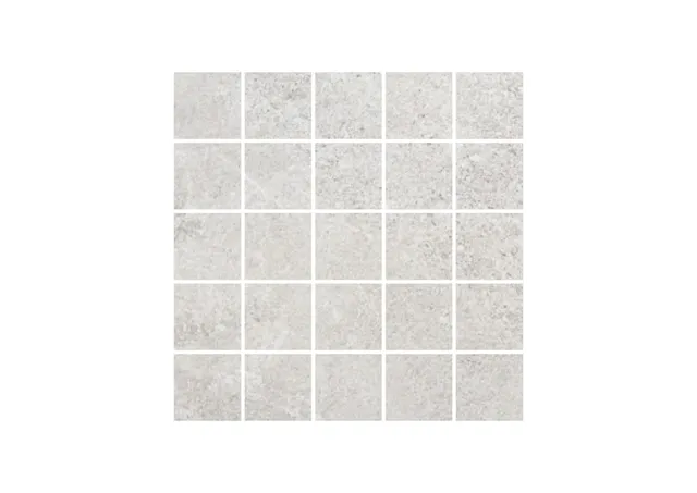 Roca Avalon Malla mosaico grigio effetto pietra parete